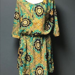 Pura vida fluer-de-lis size large tunic/dress
